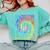 Straight Outta 5th Grade Class Of 2022 School Graduation Comfort Colors Sweatshirt Chalky Mint