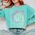 Straight Outta 6th Grade Class Of 2022 School Graduation Comfort Colors Sweatshirt Chalky Mint