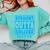 Straight Outta College Class Of 2018 Graduation Shirt Comfort Colors Sweatshirt Chalky Mint