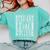 Straight Outta College s Graduation Comfort Colors Sweatshirt Chalky Mint