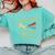 STRAIGHT OUTTA HIGH SCHOOL 2018 Grad Graduation Shirt Comfort Colors Sweatshirt Chalky Mint