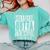 STRAIGHT OUTTA HIGH SCHOOL 2018 Graduation Grad Shirt Comfort Colors Sweatshirt Chalky Mint