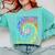 Straight Outta High School Class Of 2022 Graduation Comfort Colors Sweatshirt Chalky Mint