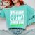 Straight Outta Junior High School Class Of 2022 Graduation Comfort Colors Sweatshirt Chalky Mint