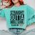 Straight Outta Middle School Graduation Shirt Class Of 2022 Comfort Colors Sweatshirt Chalky Mint