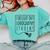 Stressed Sonography Student Ultrasound Tech Graduation Comfort Colors Sweatshirt Chalky Mint
