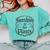 Sunshine Is For Plants Introverts Goth Gothic Gamers Comfort Colors Sweatshirt Chalky Mint