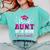 Super Proud Aunt Of 2025 Graduate Senior Graduation Family Comfort Colors Sweatshirt Chalky Mint