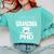 Super Proud Grandma Of A PHD Graduate Senior Graduation Comfort Colors Sweatshirt Chalky Mint