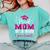 Super Proud Mom Of 2025 Graduate Senior Graduation Family Comfort Colors Sweatshirt Chalky Mint