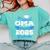 Super Proud OMA Of 2025 Graduate Senior Graduation Family Comfort Colors Sweatshirt Chalky Mint