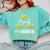 Super Proud Pop Pop Of 2025 Graduate Graduation Family Comfort Colors Sweatshirt Chalky Mint