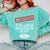 I Survived College Decision Day Graduation Class Of 25 Comfort Colors Sweatshirt Chalky Mint