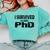 I Survived My Dad's PhD Graduation Comfort Colors Sweatshirt Chalky Mint