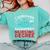 I Survived My Daughter's Nurse Degree School Graduation Comfort Colors Sweatshirt Chalky Mint