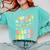 i Survived My Fiance's Nursing Degree Graduation Groovy Premium Comfort Colors Sweatshirt Chalky Mint