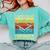 I Survived My Husband's Master's Degree Graduation Comfort Colors Sweatshirt Chalky Mint