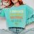 i Survived My Moms Doctoral Degree Doctorate Graduation Comfort Colors Sweatshirt Chalky Mint