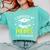 i Survived My Mom's EdD Dissertation Graduation Mom EdD Comfort Colors Sweatshirt Chalky Mint