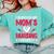 I Survived My Mom’s Nursing Degree Nurse Nursing Graduation Comfort Colors Sweatshirt Chalky Mint