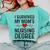 I Survived My Mom's Nursing Degree School Graduation Nursing Comfort Colors Sweatshirt Chalky Mint