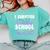 I Survived Nursing School Class Of 2025 New Nurse Graduation Comfort Colors Sweatshirt Chalky Mint