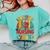 I Survived Nursing School Class Of 2025 Proud Graduation Comfort Colors Sweatshirt Chalky Mint