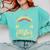 Survived My Wife's Master's Degree College Graduation Comfort Colors Sweatshirt Chalky Mint
