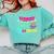 Sweet Happy Last Day Of 3rd Grade Kids Graduation T Comfort Colors Sweatshirt Chalky Mint