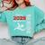 Swimming Team Senior Class Of 2025 Graduation 2025 Comfort Colors Sweatshirt Chalky Mint