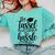 The Tassel Was Worth The Hassle Graduation Comfort Colors Sweatshirt Chalky Mint