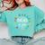 Teacher Of Tiny Humans Preschool Kindergarten Graduation Comfort Colors Sweatshirt Chalky Mint