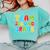 Team Second Grade Shirt 2nd Grade Back To School Graduation Comfort Colors Sweatshirt Chalky Mint
