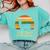Test Day No Probllama Silhouette Teacher Student Graduation Comfort Colors Sweatshirt Chalky Mint