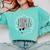 Historical College Graduation HBCU Grad Black Queen Comfort Colors Sweatshirt Chalky Mint