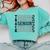 Track Senior Night Track Senior 2025 Graduation 60 Comfort Colors Sweatshirt Chalky Mint