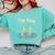 Two Thumbs Up I'm Fine Sarcastic Meme Introvert Humor Comfort Colors Sweatshirt Chalky Mint