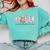 Valentines Day NICU Nurse Cute Bear Neonatal ICU Graduation Comfort Colors Sweatshirt Chalky Mint
