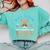 Vet Tech Veterinary Technician Graduation Ruff Idea Comfort Colors Sweatshirt Chalky Mint