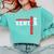 Volleyball Senior Night Volleyball Senior 2025 Graduation 5 Comfort Colors Sweatshirt Chalky Mint