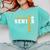 Volleyball Senior Night Volleyball Senior 2025 Graduation 8 Comfort Colors Sweatshirt Chalky Mint