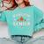 Weightlifting Senior 2024 Graduation Comfort Colors Sweatshirt Chalky Mint