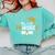 My Wife Phinished PhD Graduation Family Matching Comfort Colors Sweatshirt Chalky Mint