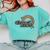 Women's Class Of 2026 Graduation Special Occasion Comfort Colors Sweatshirt Chalky Mint