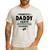 2nd Baby Announcement For Dad Promoted To Daddy Again 2026 Men's Casual T-Shirt White