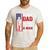 Army Dad Because I Raised A Man With Balls Men's Casual T-Shirt White