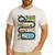 On Back Tired Dads Club Car Race Track On Dad Daddy Men's Casual T-Shirt White On Back Tired Dads Club Car Race Track On Dad Daddy Men's Casual T-Shirt White