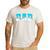 Baseball Dad Ice Cream Drip Happy Fathers Day Men's Casual T-Shirt White