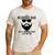 Bearded Dad Beard Humor Superhero Men's Casual T-Shirt White