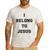 I Belong To Jesus Christian Gym Apparel Christian Dad Men's Casual T-Shirt White